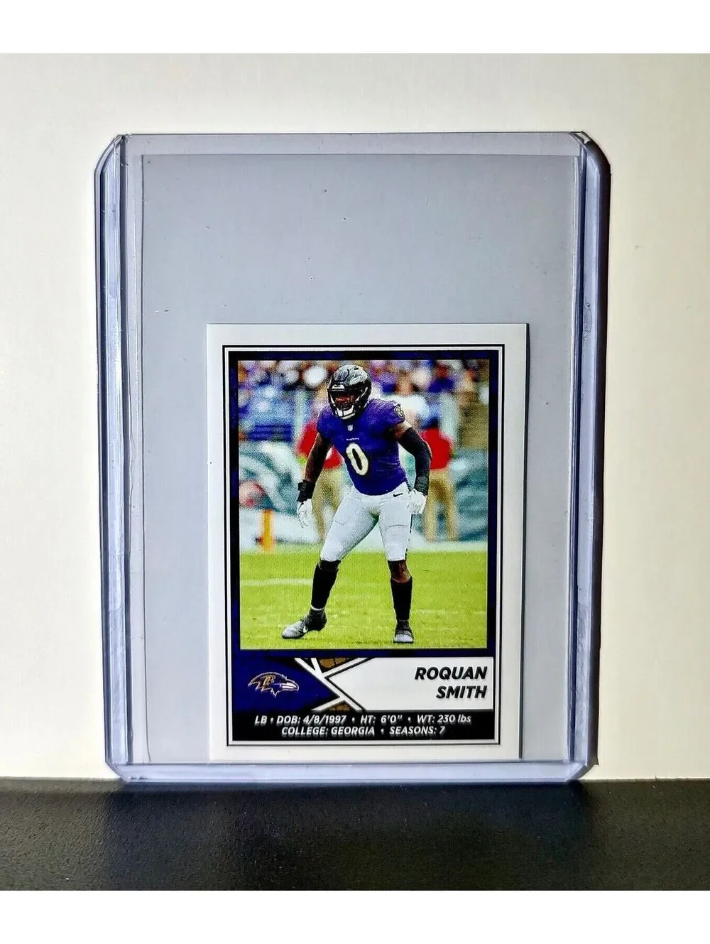 Roquan Smith 2024 Panini NFL Sticker #114 Baltimore Ravens